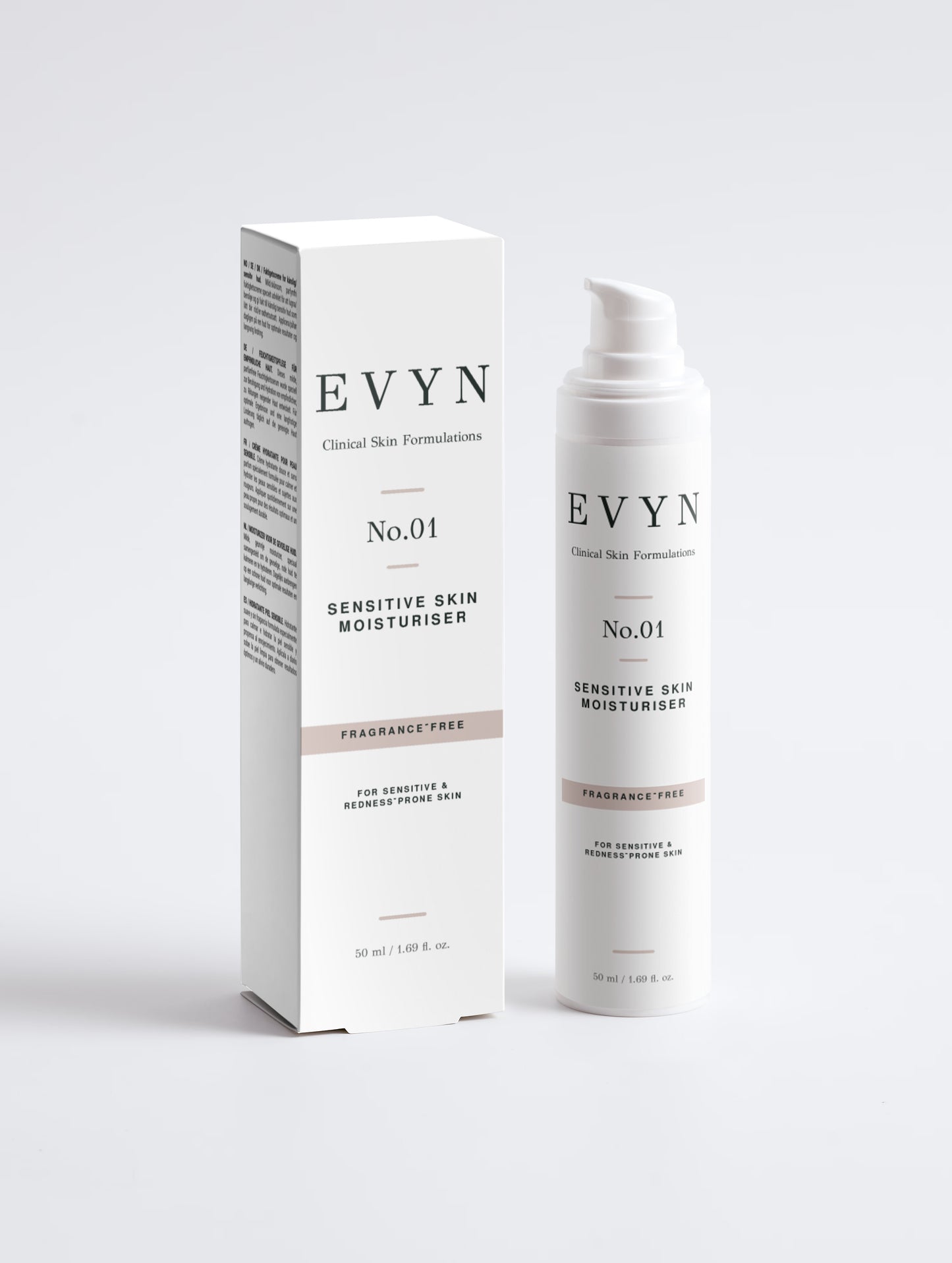 Sensitive Skin Moisturiser, Fragrance Free